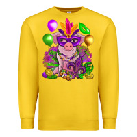 Lemon Mardi Gras Pig Premium Sweatshirt - HowdyJamesFarm