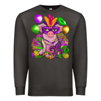 Smoke Mardi Gras Pig Premium Sweatshirt - HowdyJamesFarm