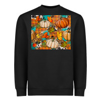 Black fall pumpkin tumbler Heavyweight Sweatshirt - BundleAndBundleShop