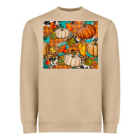 Mushroom fall pumpkin tumbler Heavyweight Sweatshirt - BundleAndBundleShop