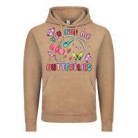 Vintage Coffee you give me butterflies Vintage Hoodie - MaliasSmallBusiness