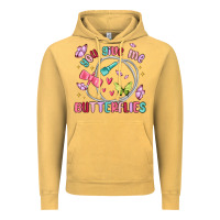 Vintage Mustard you give me butterflies Vintage Hoodie - MaliasSmallBusiness