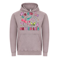 Vintage Zinc you give me butterflies Vintage Hoodie - MaliasSmallBusiness