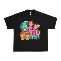 Black i just want stay home and craft Urban Heavy Tee - NancyCooperArtShop