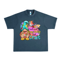 Midnight Navy i just want stay home and craft Urban Heavy Tee - NancyCooperArtShop