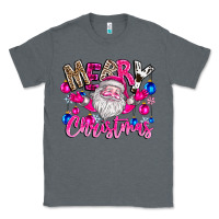 Charcoal Heather merry Christmas santa Classic Tee - CowhideDigitalArt
