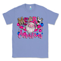 Colony Blue merry Christmas santa Classic Tee - CowhideDigitalArt