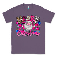 Lavender merry Christmas santa Classic Tee - CowhideDigitalArt