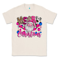 Natural merry Christmas santa Classic Tee - CowhideDigitalArt