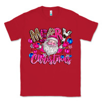 Red merry Christmas santa Classic Tee - CowhideDigitalArt