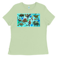Matcha dinosaurs sippy cup Ladies Tee - Artiststas