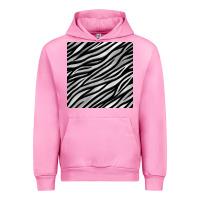 Fuchsia Pink Zebra Seamless Pattern, Urban Hoodie - BundleAndBundleShop