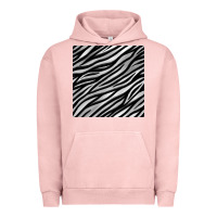 Pigment Salmon Zebra Seamless Pattern, Urban Hoodie - BundleAndBundleShop