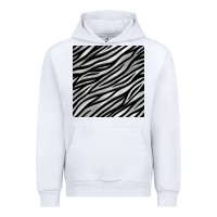 White Zebra Seamless Pattern, Urban Hoodie - BundleAndBundleShop