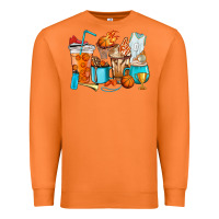 Carrot Basketball coffee cups Premium Sweatshirt - HowdyJamesFarm