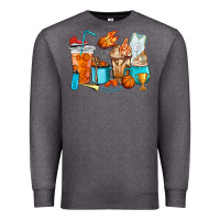 Charcoal Heather Basketball coffee cups Premium Sweatshirt - HowdyJamesFarm