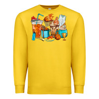Lemon Basketball coffee cups Premium Sweatshirt - HowdyJamesFarm