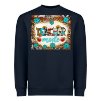 Navy teacher mode tumbler Heavyweight Sweatshirt - BundleAndBundleShop