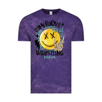 Cloud Purple somebody's feral wrestling mom Vintage Tee - MaliasSmallBusiness