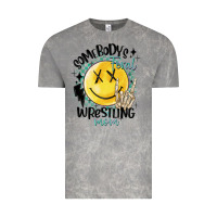 Cloud Rock somebody's feral wrestling mom Vintage Tee - MaliasSmallBusiness