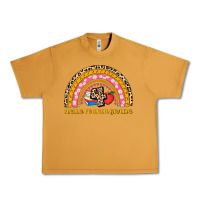 Peanut Butter back to school rainbow hello fourth grade Urban Heavy Tee - AdoDesignShop