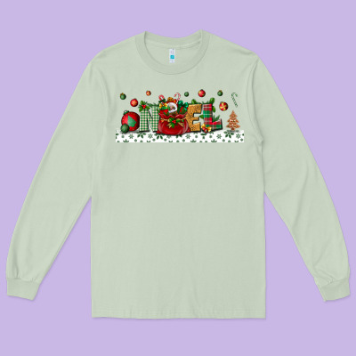 Noel Long Sleeve Tee Designed By Bundleandbundleshop