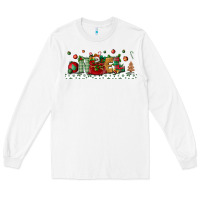 White Noel Long Sleeve Tee - BundleAndBundleShop
