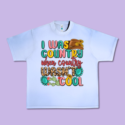 I Was Country When Country Wasnt Cool Urban Heavy Tee Designed By Maliassmallbusiness