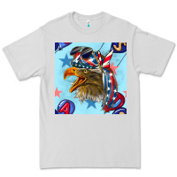 Dove Grey mullet eagle with balloon seamless pattern Premium Tee - BundleAndBundleShop