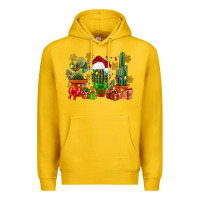 Lemon christmas cactus Premium Hoodie - CowGirlArtShop