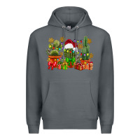 Rock christmas cactus Premium Hoodie - CowGirlArtShop
