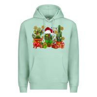 Seafoam christmas cactus Premium Hoodie - CowGirlArtShop