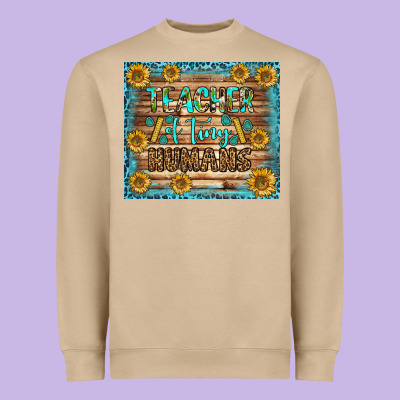 Teacher Of Tiny Humans Tumbler Heavyweight Sweatshirt Designed By Bundleandbundleshop