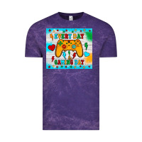 Cloud Purple every day is gaming day Vintage Tee - JahusDesignShop