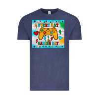 Vintage Denim every day is gaming day Vintage Tee - JahusDesignShop