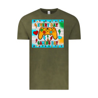 Vintage Olive every day is gaming day Vintage Tee - JahusDesignShop