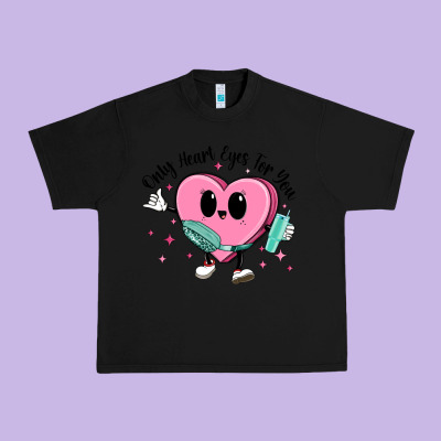 Only Heart Eyes For You Urban Heavy Tee Designed By Maliassmallbusiness