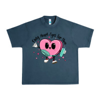 Midnight Navy only heart eyes for you Urban Heavy Tee - MaliasSmallBusiness