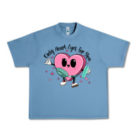 Pebble Blue only heart eyes for you Urban Heavy Tee - MaliasSmallBusiness