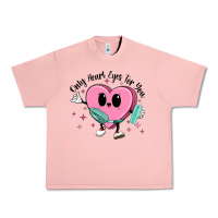 Salmon only heart eyes for you Urban Heavy Tee - MaliasSmallBusiness