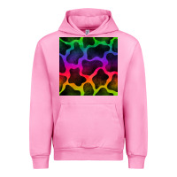 Fuchsia Pink colorful cow seamless pattern Urban Hoodie - BundleAndBundleShop