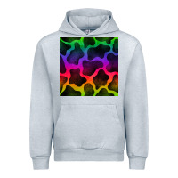 Heather Grey colorful cow seamless pattern Urban Hoodie - BundleAndBundleShop