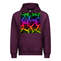Mauve Wine colorful cow seamless pattern Urban Hoodie - BundleAndBundleShop