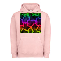 Pigment Salmon colorful cow seamless pattern Urban Hoodie - BundleAndBundleShop