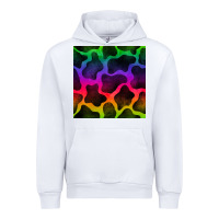White colorful cow seamless pattern Urban Hoodie - BundleAndBundleShop