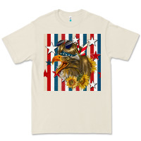 Bone mullet eagle seamless pattern Premium Tee - BundleAndBundleShop