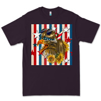Plum mullet eagle seamless pattern Premium Tee - BundleAndBundleShop