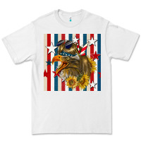 White mullet eagle seamless pattern Premium Tee - BundleAndBundleShop