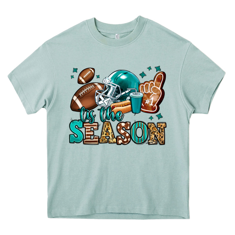 Tis The Season American Football Heavy Core Tee by Jasminsmagicworld | Teevron