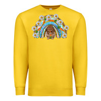 Lemon Easter Bunny with carrot rainbow Easter Day Premium Sweatshirt - HowdyJamesFarm